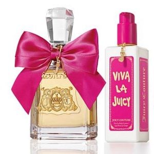 Juicy couture Mega sizes Viva la Juicy Eau de Parfum 6.7 oz and body lotion 8.6